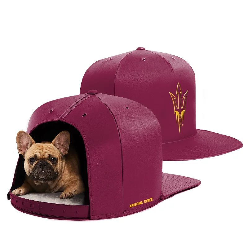 Puzzle feeder pet toy-ARIZONA STATE UNIVERSITY NAP CAP PREMIUM DOG BED