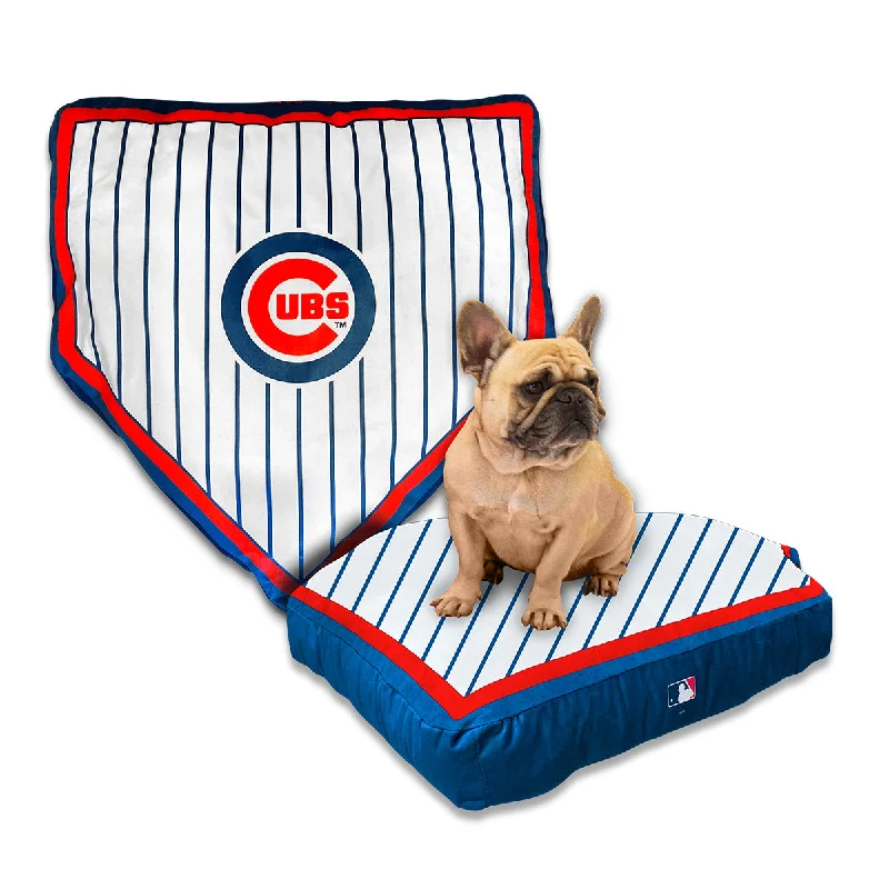 Travel pet crate small-CHICAGO CUBS NAP CAP HOME PLATE DOG BED