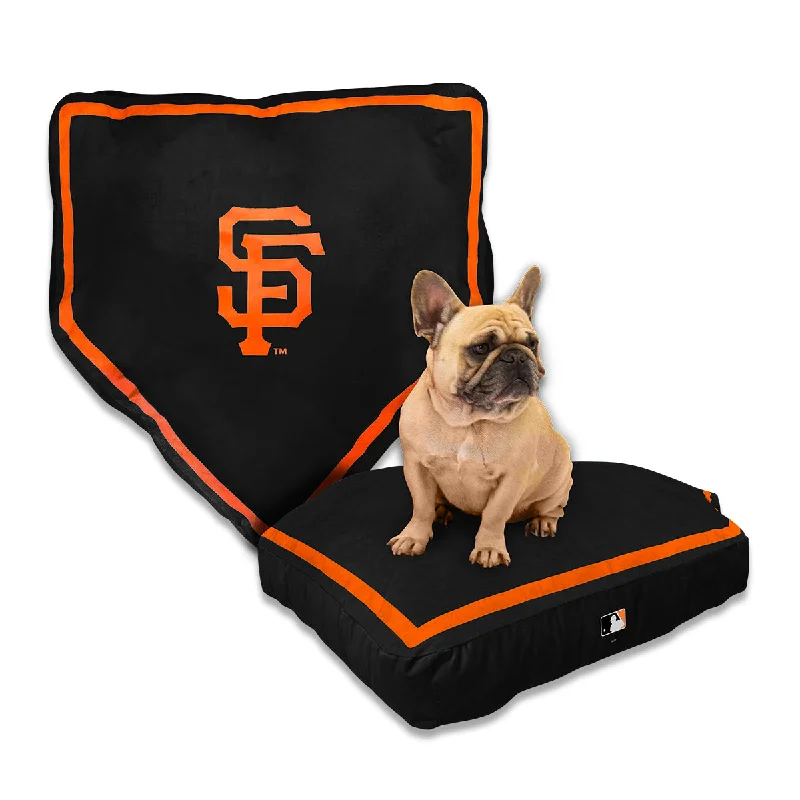 Safe pet chew ring-SAN FRANCISCO GIANTS NAP CAP HOME PLATE DOG BED