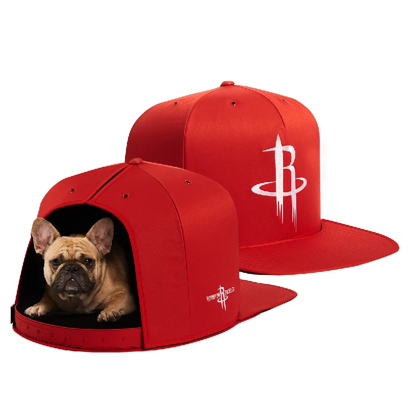 Double-sided pet brush-HOUSTON ROCKETS NAP CAP PREMIUM DOG BED