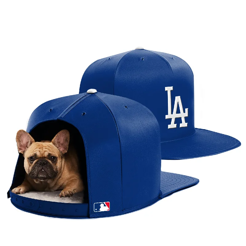 Thick braided pet leash-LOS ANGELES DODGERS NAP CAP PREMIUM DOG BED