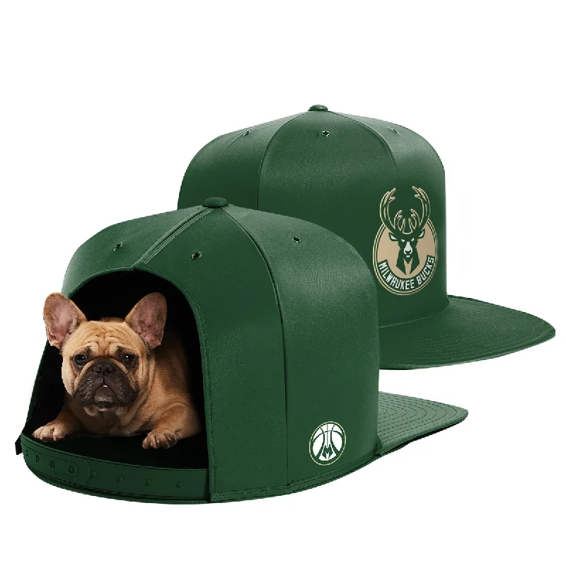 Breathable bird cage cover-MILWAUKEE BUCKS NAP CAP PREMIUM DOG BED