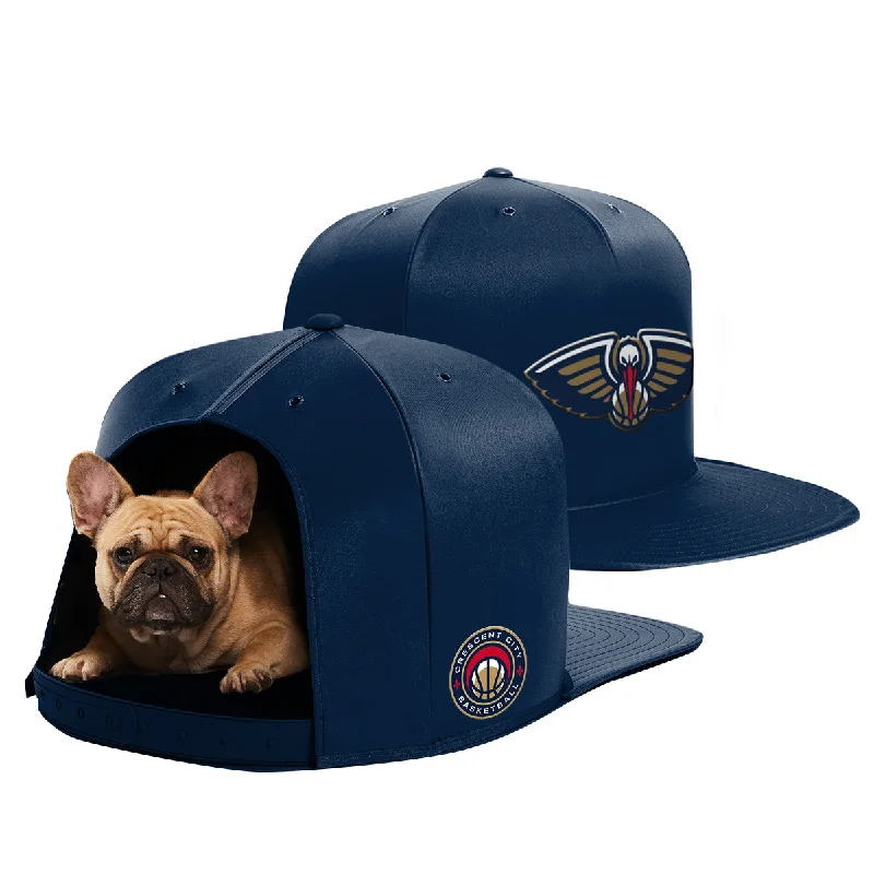 Small pet nesting box-NEW ORLEANS PELICANS NAP CAP PREMIUM DOG BED