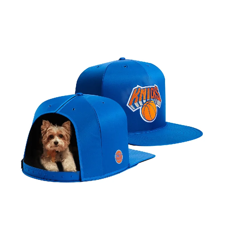 Organic pet chew treats-NEW YORK KNICKS NAP CAP PREMIUM DOG BED