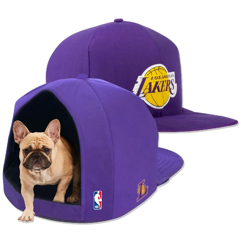 Cordless pet hair clipper-LOS ANGELES LAKERS NAP CAP PLUSH DOG BED