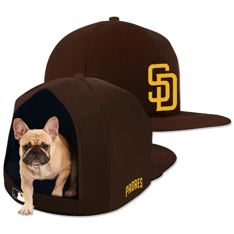 Waterproof dog training collar-SAN DIEGO PADRES NAP CAP PLUSH DOG BED