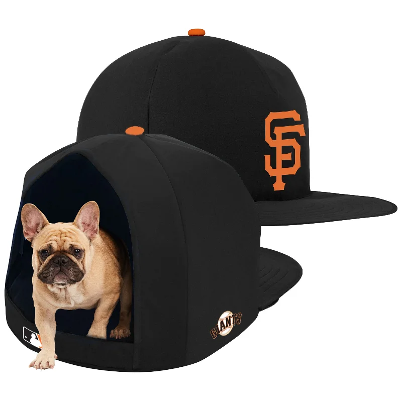 Self-cleaning cat litter box-SAN FRANCISCO GIANTS NAP CAP PLUSH DOG BED