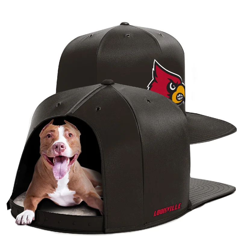 Lightweight pet safety vest-UNIVERSITY OF LOUISVILLE NAP CAP PREMIUM DOG BED