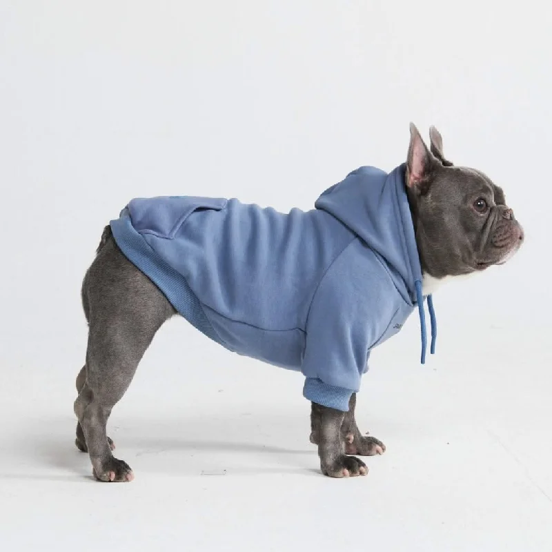 Textured pet feeding mat-Essential Dog Hoodie - Slate Blue