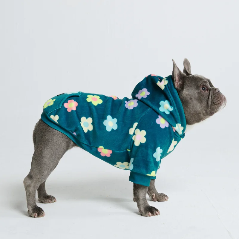 Travel pet crate small-Daisy Dog Hoodie - Green