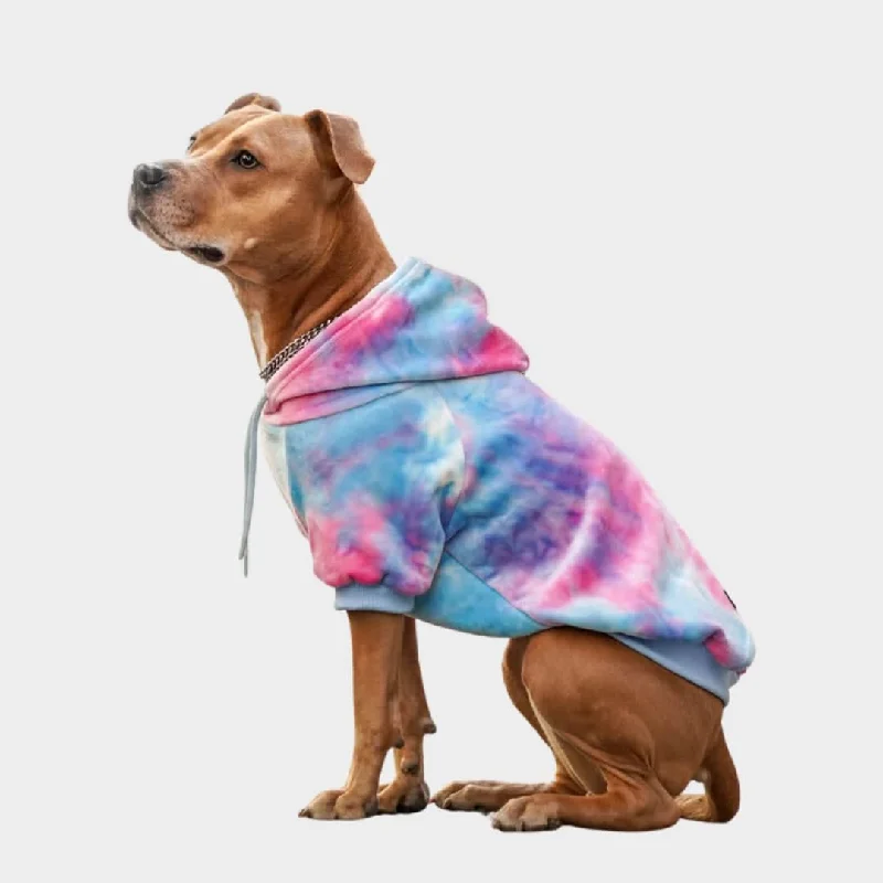 Neon pet harness reflective-Velvet Dog Hoodie - Snow Cone