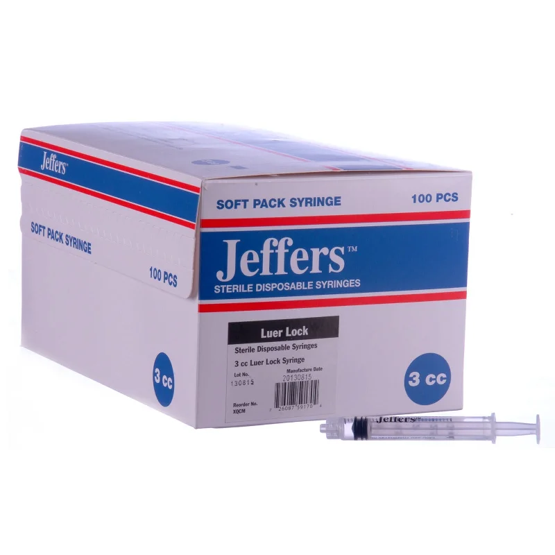 Cotton pet hammock bed-Jeffers Luer Lock Syringes, Boxes