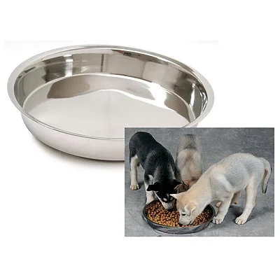 Plush orthopedic pet bed-Stainless Steel Puppy Pans