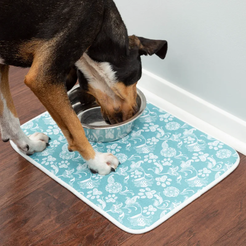 Adjustable bird play perch-Messy Paws Absorbent Pet Dish Mat