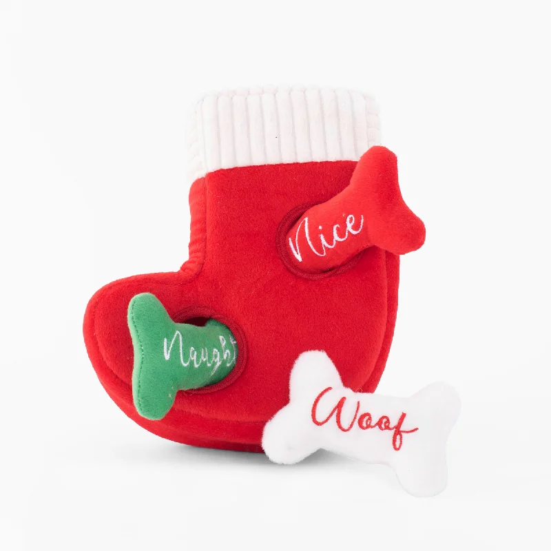 Puppy teething tug toy-Zippy Paws® Zippy Burrow™ Holiday Dog Toy