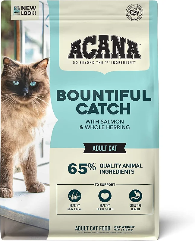 Interactive pet chase toy-ACANA Bountiful Catch Dry Cat Food