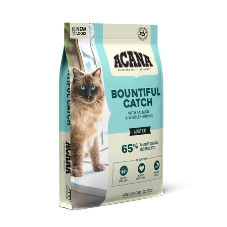 Firm pet cushion bed-ACANA Bountiful Catch Salmon Catfish and Herring Dry Cat Food