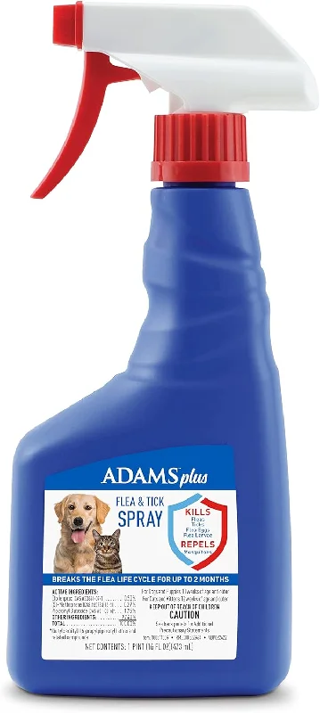 Compact dog paw washer-Adams Plus Flea & Tick Spray