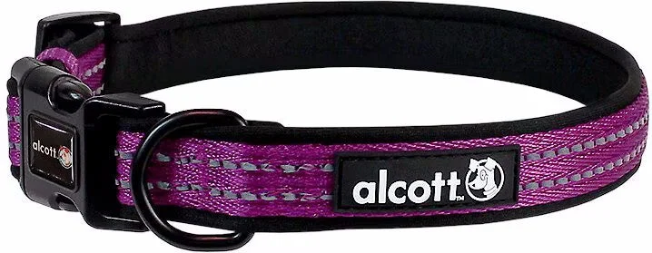 Stackable pet food bowl-ALCOTT ADVENTURE COLLAR  PURPLE