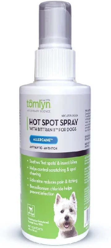 Durable pet chew ring-Hot Spot Spray (Allercaine) with Bittran