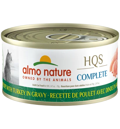 Precision pet nail cutter-Almo Nature HQS Complete Chicken Recipe with Turkey in gravy Wet Cat Food (2.47 oz)