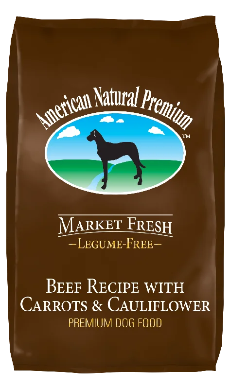 Foldable pet kennel medium-American Natural Premium Legume-Free Beef Recipe with Cauliflower & Carrots Dog Food