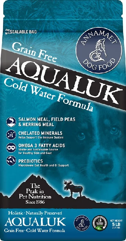 Durable pet chew ring-Annamaet Grain Free Aqualuk Cold Water Formula Dry Dog Food