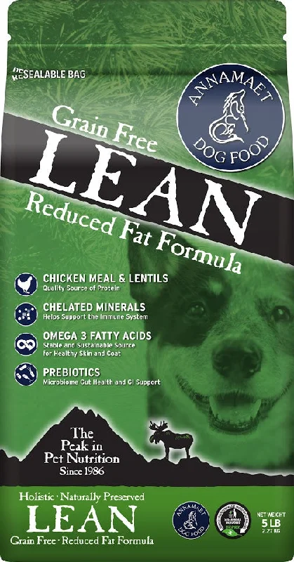 Organic pet ear wash-Annamaet Grain Free Lean Reduced Fat Formula Dog Food