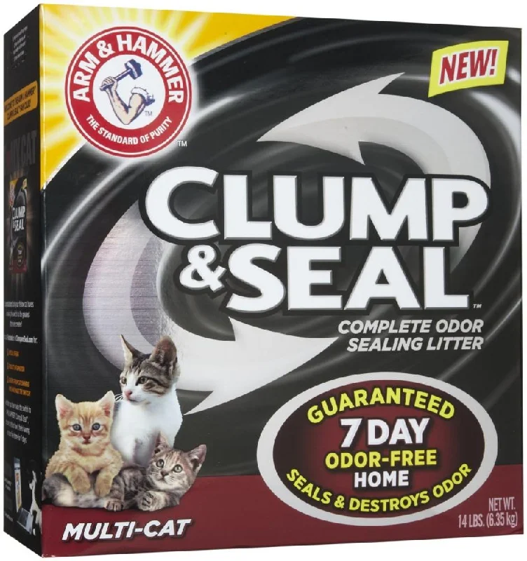 Insulated pet cushion cover-Arm & Hammer Multi-Cat Clump and Seal Complete Odor Sealing Cat Litter