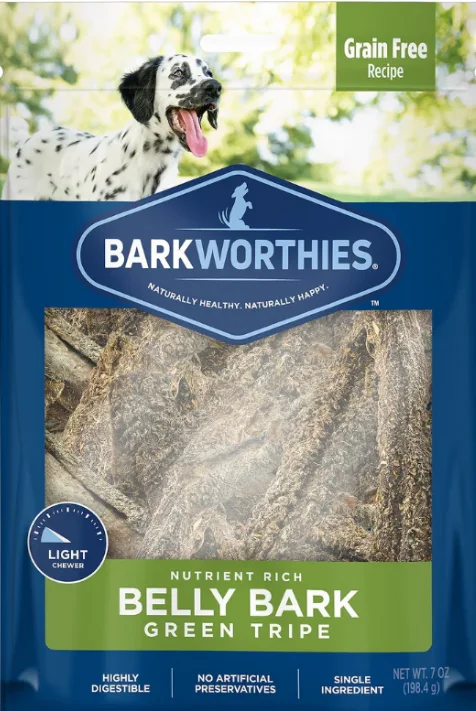 Smart pet feeder app-Barkworthies Belly Bark Green Tripe