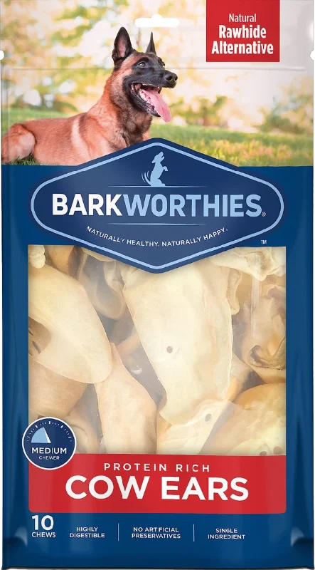 Dual pet feeding bowl-Barkworthies Cow Ears For Dogs