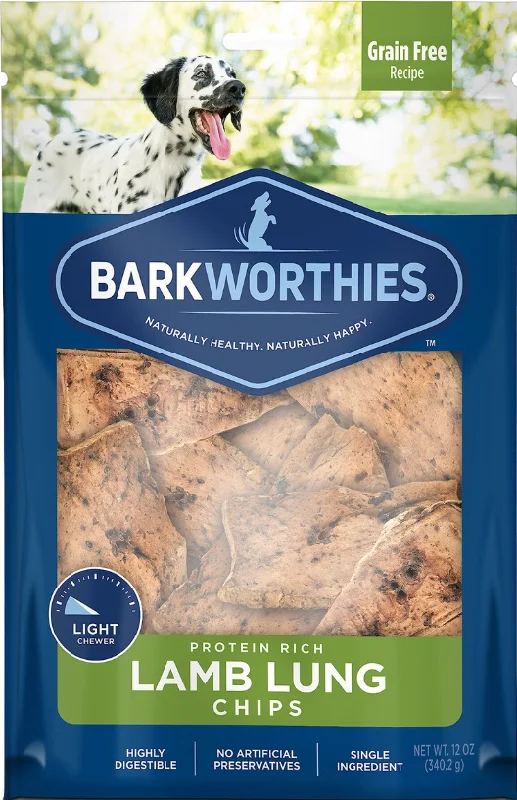 Car pet safety harness-Barkworthies Lamb Lung Chips For Dogs