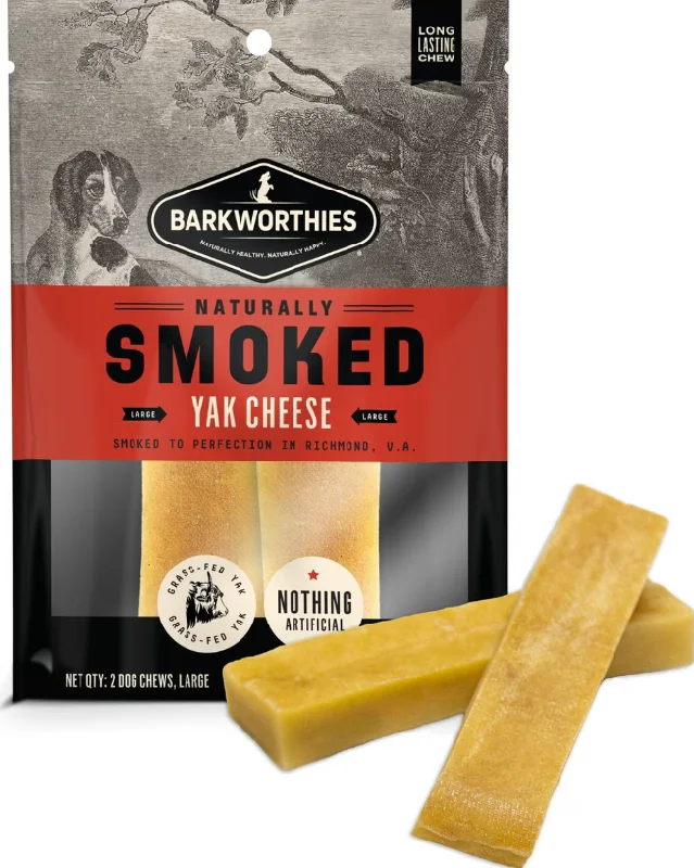 Cedar wood hamster house-Barkworthies Large Smoked Yak Cheese