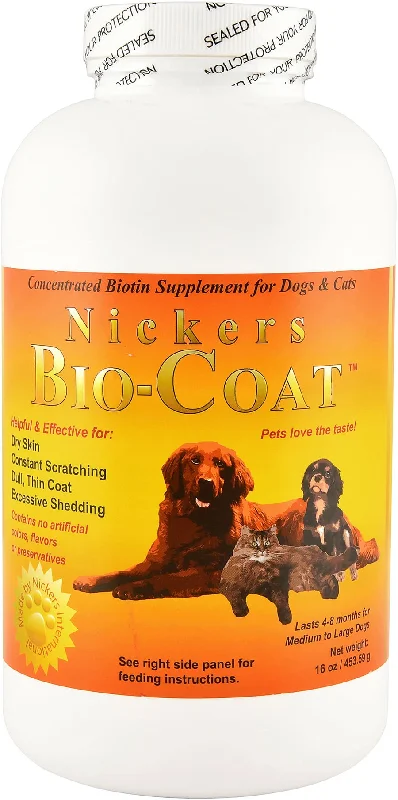 Grain-free dog treat-Bio-Coat Biotin Supplement for Dogs & Cats