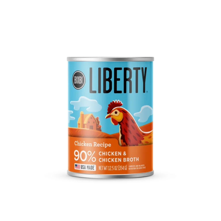 Plush orthopedic pet bed-BIXBI Liberty® Wet Food for Dogs – Chicken Paté Recipe