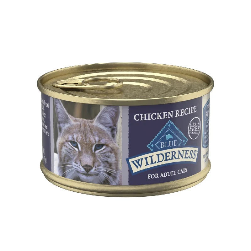 Organic pet chew treats-Blue Buffalo Wilderness Chicken Recipe Canned Cat Food