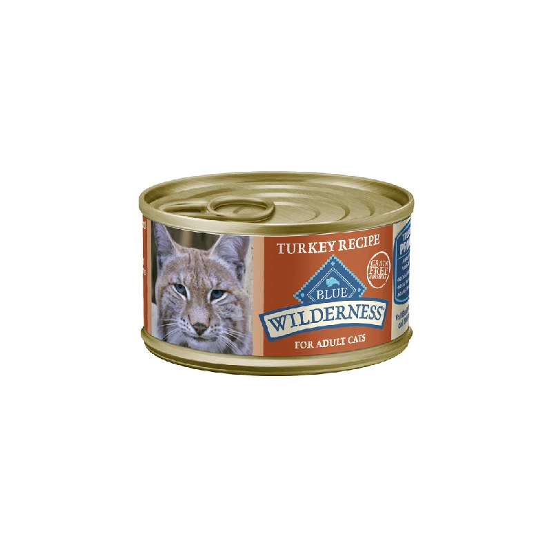 Natural pet dental sticks-Blue Buffalo Wilderness Grain Free Turkey Canned Cat Food