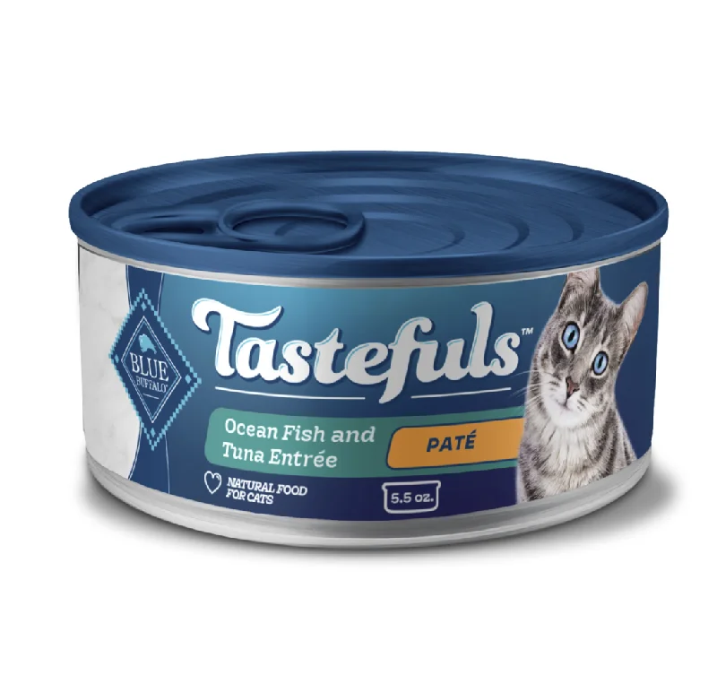 Beeswax pet paw balm-BLUE CAT TASTEFULS OCEAN FISH & TUNA 5 5z