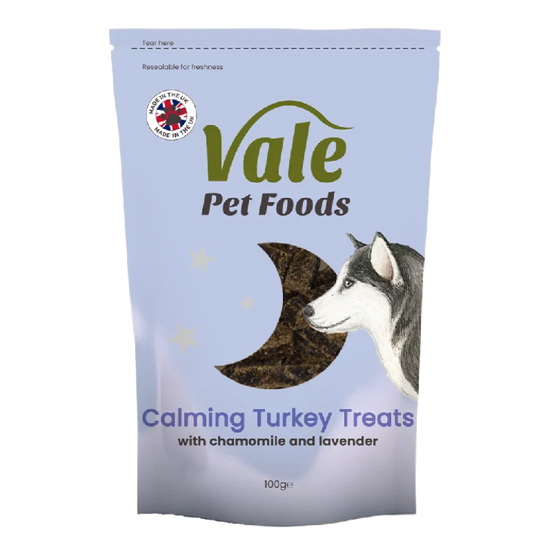 High-visibility dog harness-Calming Turkey Dog Treats with Chamomile and Lavender 100g