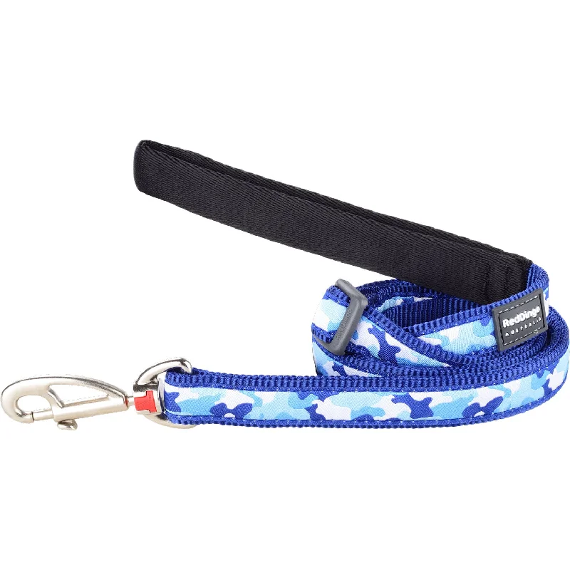 Airline-approved pet crate-Camouflage Dark Blue Dog Leash