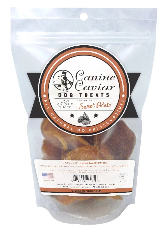 Sustainable pet bed-Canine Caviar Dried Sweet Potato Dog Treats