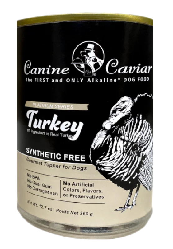 Travel pet crate small-Canine Caviar Synthetic Free Gourmet Turkey Canned Food