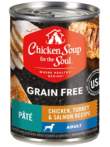 Cat tower with scratching-Chicken Soup For The Soul Grain Free Adult Dog Wet Food - Chicken, Turkey & Salmon Recipe Pâté (13.2 oz)