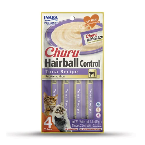 Gravity pet water fountain-CHURU Hairball Control Tuna Recipe Cat treats