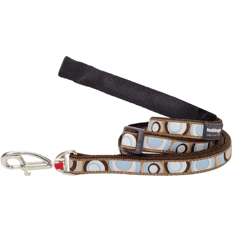 Recycled pet leash-Circadelic Brown Dog Leash