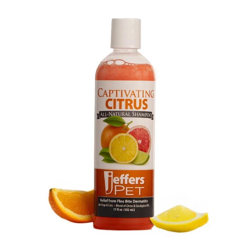 Natural rubber pet toy-Jeffers Captivating Citrus Shampoo for Dogs and Cats