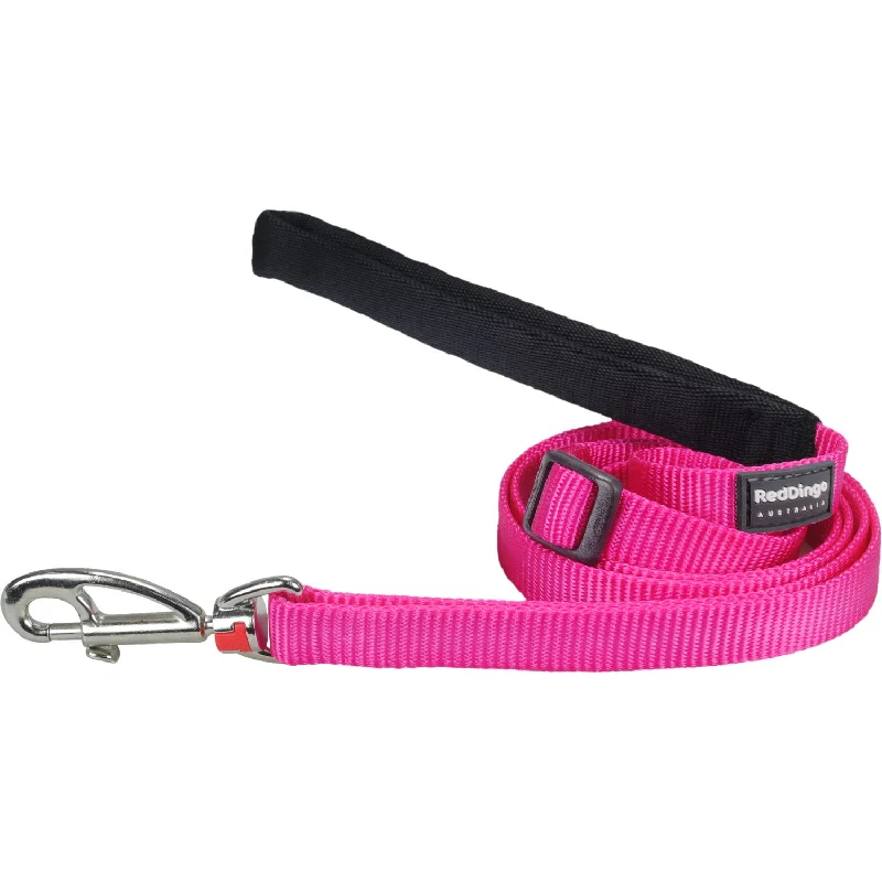 Adjustable bird swing perch-Classic Hot Pink Dog Leash