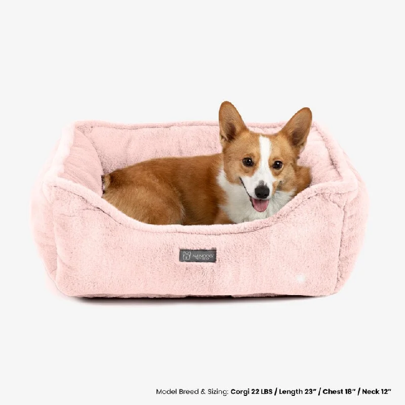 Small pet grooming tool-The Super Cloud Bed in Blush Pink