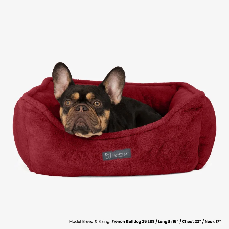 Cordless pet grooming tool-The Super Cloud Bed in Burgundy