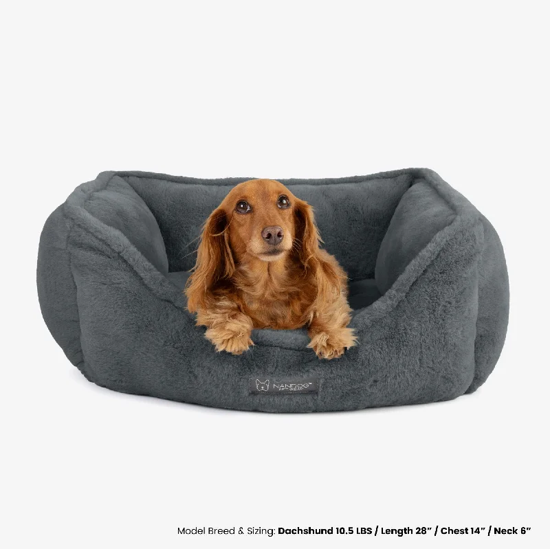 Puppy training treat pouch-The Super Cloud Bed in Charcoal Grey